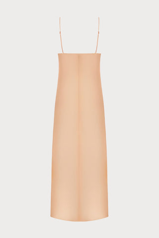 Lise Charmel Peach Silk Long Nightie Splendeur Soie