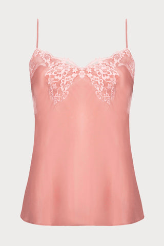 Splendeur Soie Rose Camisole, Size L