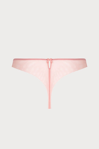 Splendeur Soie Rose Thong