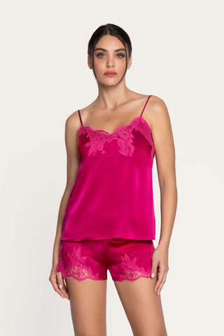 Lise Charmel Raspberry Silk Shorts Splendeur Soie