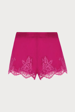 Splendeur Soie Raspberry Silk Shorts