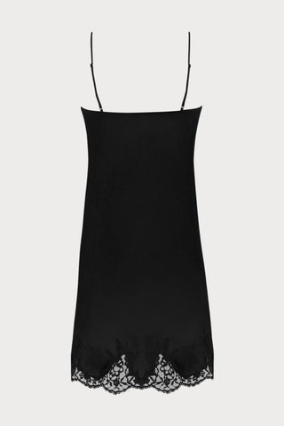 Splendeur Soie Black Silk Nightdress