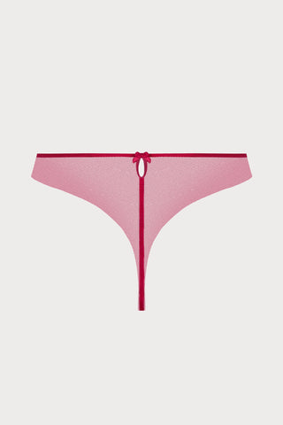 Splendeur Soie Raspberry Thong
