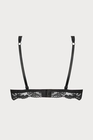 Splendeur Soie Black Wireless Triangle Bra
