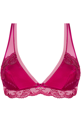 Lise Charmel Raspberry Wireless Triangle Bra Splendeur Soie