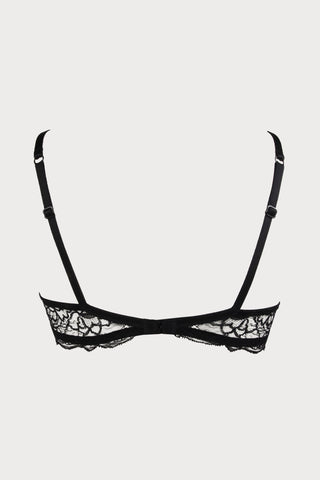 Sublime En Dentelle Black Half Cup Bra
