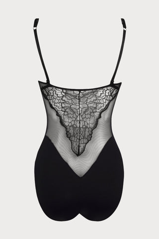 Sublime En Dentelle Black Bodysuit