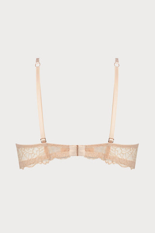 Sublime En Dentelle Half Cup Bra in Nude