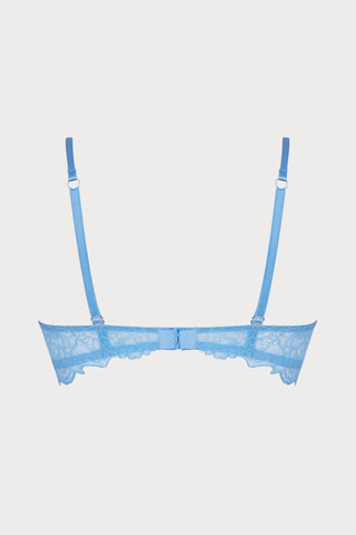 Sublime En Dentelle Half Cup Bra in Blue