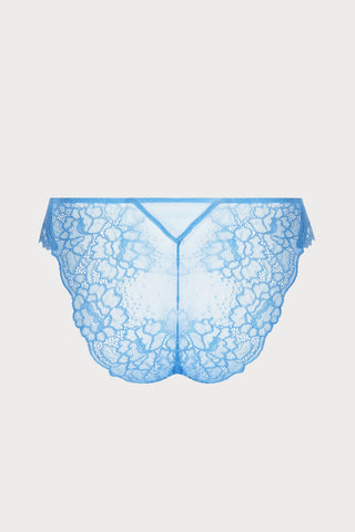 Sublime En Dentelle Italian Brief in Blue