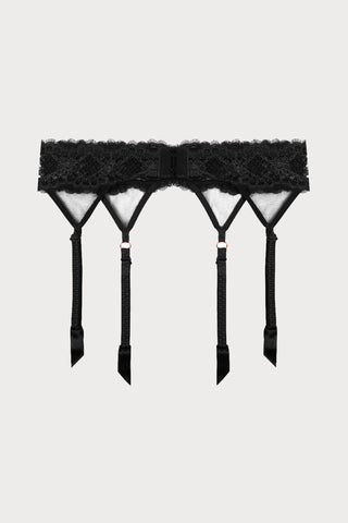 Sublime En Dentelle Black Suspender