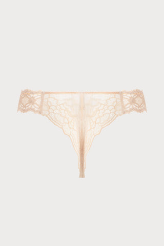Sublime En Dentelle Thong in Nude