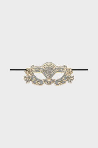 Lise Charmel Sublime En Or Black & Gold Embroidered Eye Mask - Naughty Knickers