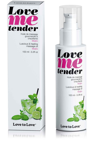 Love to Love Love Me Tender Warming Massage Oil Mojito