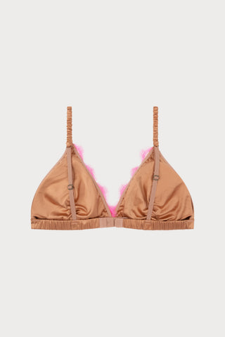 Bowie Padded Bralette Brown