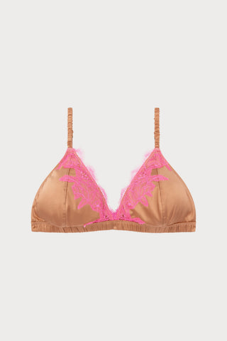 Bowie Padded Bralette Brown