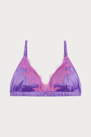 Bowie Padded Bralette Purple