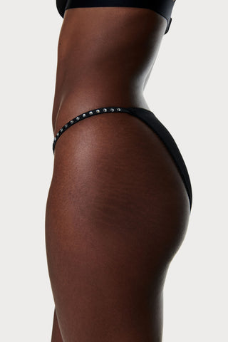 Clio Black Sheer Mesh Brief