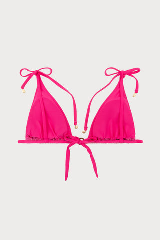 Jolly Triangle Bikini Top Pink