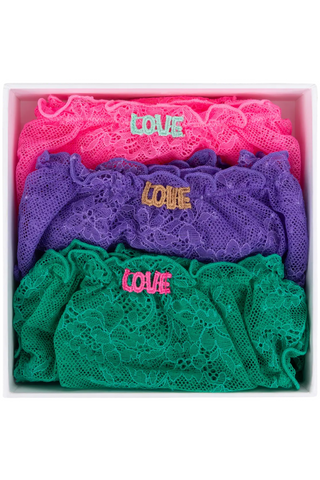 Love Stories Lola 3 Pack Weekend Lace Briefs