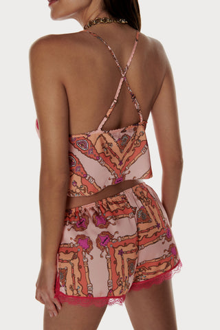 Parker Satin Cropped Camisole
