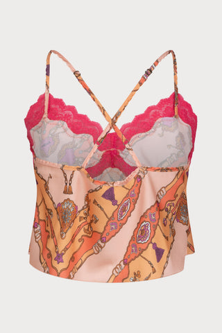 Parker Satin Cropped Camisole