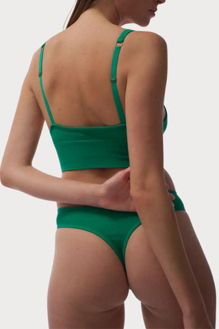 Posey Unpadded Bralette Green