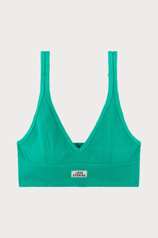 Posey Unpadded Bralette Green