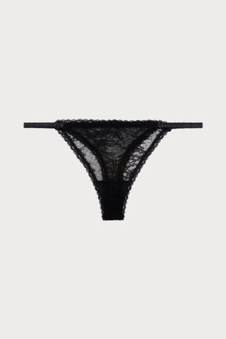 Roomie Tanga Thong Black, Size L (UK 12)