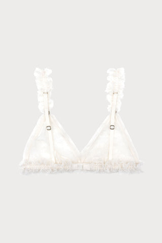 Uma Lace Triangle Bralette, Size UK 36C-36D