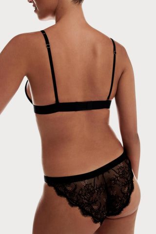 Wild Rose Brief Black