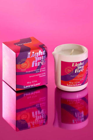 Love to Love Coconut Massage Candle 65g 