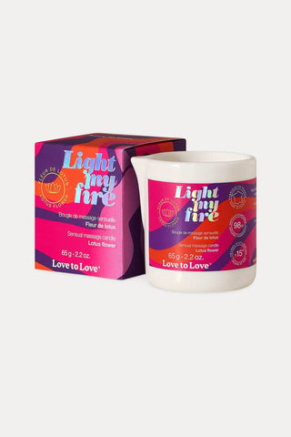 Love to Love Lotus Flower Massage Candle 65g 