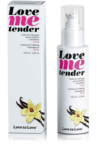 Love to Love Love Me Tender Warming Massage Oil Vanilla