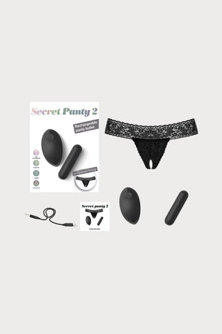 Love to Love Secret Panty 2 Black