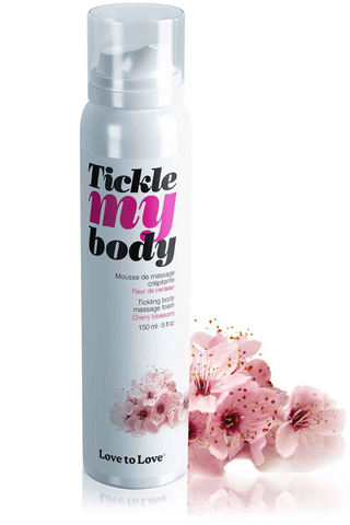 Love to Love Tickle My Body Massage Foam Cherry Blossom 150ml