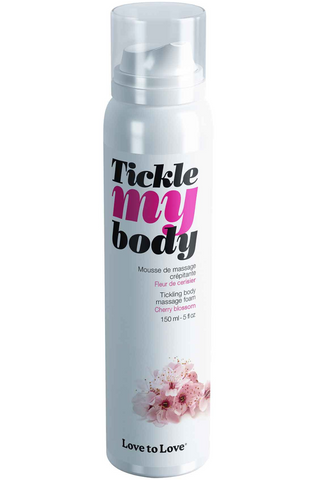 Love to Love Tickle My Body Massage Foam Cherry Blossom 150ml