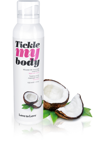 Love to Love Tickle My Body Massage Foam Coconut 150ml