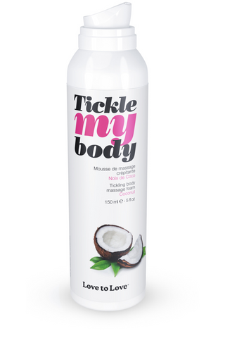 Love to Love Tickle My Body Massage Foam Coconut 150ml