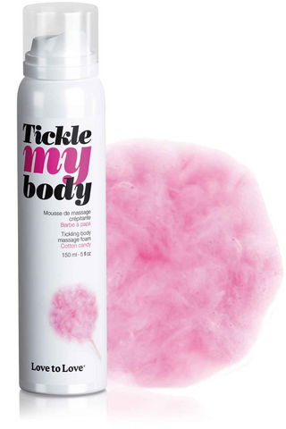 Love to Love Tickle My Body Massage Foam Cotton Candy 150ml