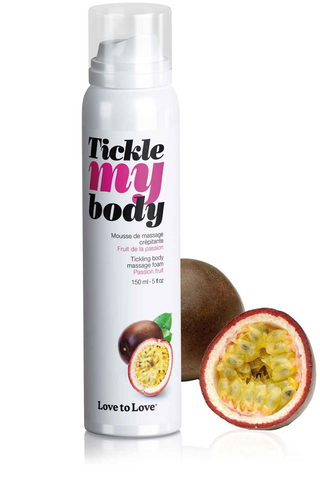 Love to Love Tickle My Body Massage Foam Passion Fruit 150ml