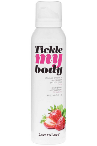Love to Love Tickle My Body Massage Foam Strawberry 150ml