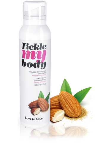 Love to Love Tickle My Body Massage Foam Sweet Almonds 150ml