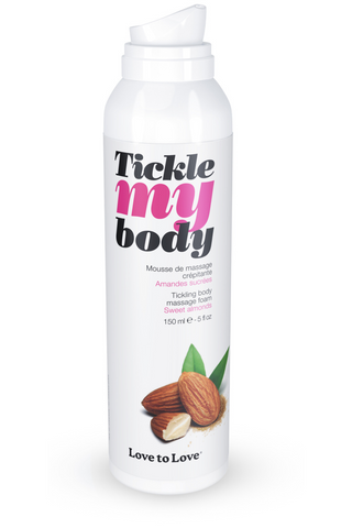 Love to Love Tickle My Body Massage Foam Sweet Almonds 150ml