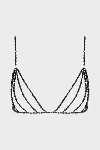 Maison Close À Ton Cou Open Pearl Triangle Bra - Naughty Knickers