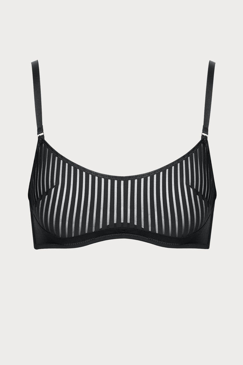 Maison Close Bande à Part Wire Bra Black – Naughty Knickers