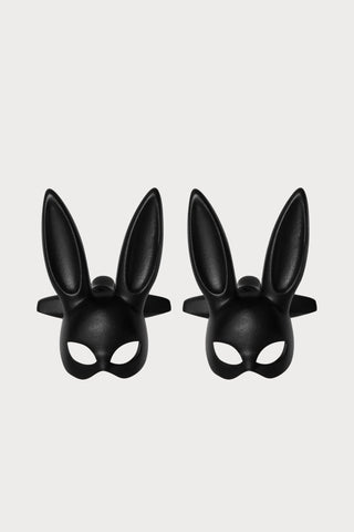Maison Close Black Bunny Cufflinks - Naughty Knickers