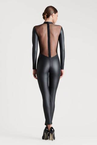 Maison Close Chambre Noire Long Sleeve Catsuit Black