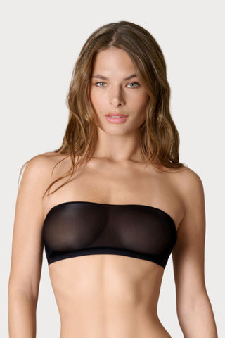 Maison Close Double Sens Bandeau Bra Black