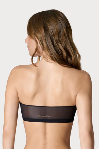 Maison Close Double Sens Bandeau Bra Black